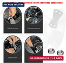 2 Pack High Decibel Train Horn, 12V Waterproof Electric Snail Sound System - Black Magic Cars 5