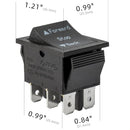 2 Pcs Universal Forward Reverse Switch Compatible with 6V 12V 24V Power Wheels Magic Cars 1