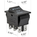 2 Pcs Universal 6V 12V 24V Forward and Reverse Switch Compatible with Power Wheels Magic Cars 1