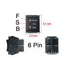 2-Pcs Universal Forward and Backward Switch for 6-24V Power Wheels Kids Toys Magic Cars 1