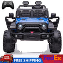 2-Seat 24V Battery-Powered Electric Ride-On Truck Car for Kids with LED Headlights Magic Cars 0