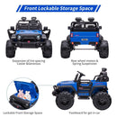 2-Seat 24V Battery-Powered Electric Ride-On Truck Car for Kids with LED Headlights Magic Cars 4