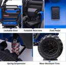 2-Seat 24V Battery-Powered Electric Ride-On Truck Car for Kids with LED Headlights Magic Cars 7