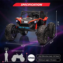 24V Kids Electric Ride-On Truck with Remote Control, Dual Seats, and LED Lights Magic Cars 5