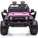 2-Seat Kids 24V Battery-Powered Electric Ride-On Truck with Remote Control Toy Car Magic Cars 9