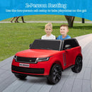 2-Seater Licensed Land Rover Ride-On Truck Toy with 12V/24V Remote Control Red Magic Cars 17