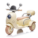 12V 2-Seater Electric Ride-On Kids 3-Wheel Motorcycle Toy, 1.9-3.1 mph, Ages 3-6 Magic Cars 20