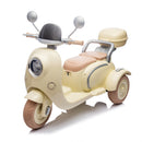 12V 2-Seater Electric Ride-On Kids 3-Wheel Motorcycle Toy, 1.9-3.1 mph, Ages 3-6 Magic Cars 4