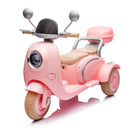 12V Battery-Powered 2-Seater Kids Ride-On Motorcycle with 3 Wheels Magic Cars 8