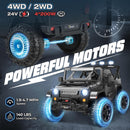 2-Seater 24V Ride-On Jeep for Kids with 4x200W Motors, Suspension, and Built-in Music Magic Cars 7