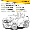 2-Seater 24V Electric Ride-On Kids Vehicle Baby Car with Remote Control and LED Lights Magic Cars 8