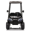 2-Seater 24V Ride-On Golf Cart Truck for Large Kids with Roof, Storage Trunk, and Remote Control Magic Cars 13