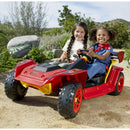 12V Red 2-Seater Dino Dune Buggy Battery-Powered Ride-On for Ages 3+ Magic Cars 1