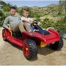 12V Red 2-Seater Dino Dune Buggy Battery-Powered Ride-On for Ages 3+ Magic Cars 2