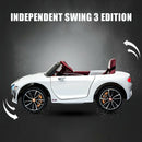 2-Seater 12V Electric Ride-On Car Toy with Remote, LED Lights, MP3 Player, Bentley Style for Kids Magic Cars 5