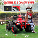 12V Electric 2-Seater Kids Four-Wheeler ATV with 10AH Battery and Large Seat Magic Cars 5