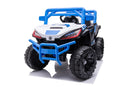 12V Blue 2-Seater Kids Electric Ride-On Car with Remote Control, Lights, and Music Magic Cars 10