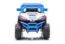 12V Blue 2-Seater Kids Electric Ride-On Car with Remote Control, Lights, and Music Magic Cars 4
