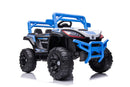 12V Blue 2-Seater Kids Electric Ride-On Car with Remote Control, Lights, and Music Magic Cars 8