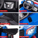 2-Seater Kids Electric UTV 24V with Power Wheels, LED Lights, and Music in Blue Magic Cars 13