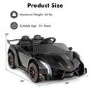 12V 4WD Licensed Lamborghini Veneno Ride-On Car for Kids, 2-Seater Electric Powered Vehicle Magic Cars 5