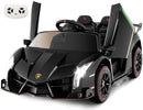 12V 4WD Licensed Lamborghini Veneno Ride-On Car for Kids, 2-Seater Electric Powered Vehicle Magic Cars Variant 0