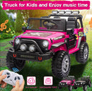 12V Electric 2-Seater Kids Ride-On Jeep Truck with Remote Control Magic Cars 1