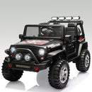 2-Seater Kids 12V Electric Ride-On Jeep Truck with RC and MP3 Player Magic Cars 2