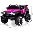 12V Battery-Powered 2-Seater Kids Electric Ride-On Truck with 25W Dual Motor Magic Cars 8