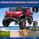 2-Seater Kids Electric Ride-On Truck 24V Battery Powered Car with Remote Control Magic Cars 4