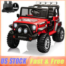 2-Seater Kids Electric Ride-On Truck Car 12V Battery Powered Red Vehicle Magic Cars 0
