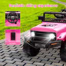 12V Battery-Powered 2-Seater Kids Electric Ride-On Truck with Remote Control Magic Cars 21