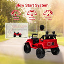 12V Battery-Powered 2-Seater Kids Electric Ride-On Truck with Remote Control Magic Cars 24