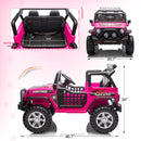 12V Battery-Powered 2-Seater Kids Electric Ride-On Truck Car with Remote Control Magic Cars 20