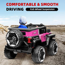 12V Battery-Powered 2-Seater Kids Electric Ride-On Truck Car with Remote Control Magic Cars 15