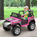 2-Seater Kids Electric Ride-On Truck Car 12V Battery Powered Vehicle with Remote Control Magic Cars 10