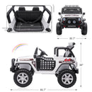 12V Battery-Powered 2-Seater Electric Ride-On Truck Car for Kids with Remote Control Magic Cars 8