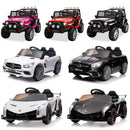 2-Seater 12V Battery-Powered Kids Electric Ride-On Truck Car with Remote Control Magic Cars 1