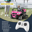 2-Seater 24V Electric Kids Ride-On 6x6 4WD UTV Truck with Remote Control Magic Cars 4