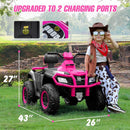 2-Seater Ride-On ATV for Big Kids 4-Wheeler Quad with 10AH Battery Magic Cars 5