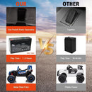 2-Seater 12V Battery-Powered Off-Road Ride-On UTV Toy Car Magic Cars 3