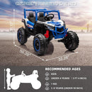 2-Seater 12V Battery-Powered Off-Road Ride-On UTV Toy Car Magic Cars 4