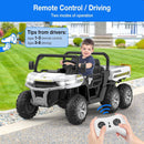 24V Electric 2-Seater Kids Ride-On Dump Truck 4WD Off-Road with Remote and Music Magic Cars 2