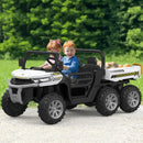 24V Electric 2-Seater Kids Ride-On Dump Truck 4WD Off-Road with Remote and Music Magic Cars 6