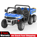 2-Seater 24V Electric Kids Ride-On Dump Truck 4WD Off-Road with Remote Control Blue Magic Cars 0