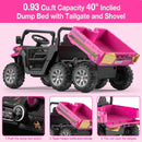 2-Seater 6x6 24V Kids Ride-On Dump Truck with Remote Control Magic Cars 4