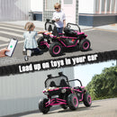 2-Seater 12V 10AH Electric Off-Road UTV Ride-On Car for Girls with 4WD and 4MP Motor Magic Cars 5
