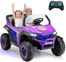 12V Two-Seater Kids' Electric Ride-On UTV Car in Violet Magic Cars 1
