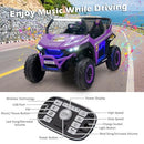 12V Two-Seater Kids' Electric Ride-On UTV Car in Violet Magic Cars 3