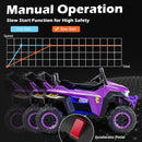 12V Two-Seater Kids' Electric Ride-On UTV Car in Violet Magic Cars 4
